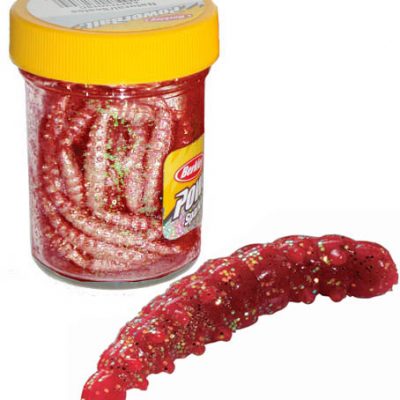 Berkley PowerBait® Power® Honey Worm Red with Scales 3cm