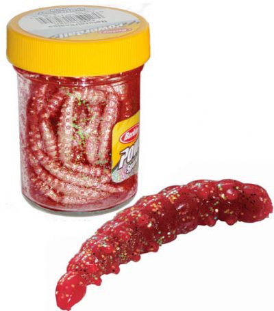 Berkley PowerBait® Power® Honey Worm Red with Scales 3cm