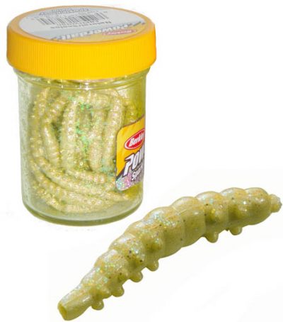 Berkley PowerBait® Power® Honey Worm Yellow with Scales 2.5cm