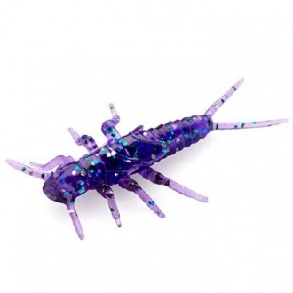 Stonefly 0.75″ FishUP, Dark Violet/Peacock & Silver
