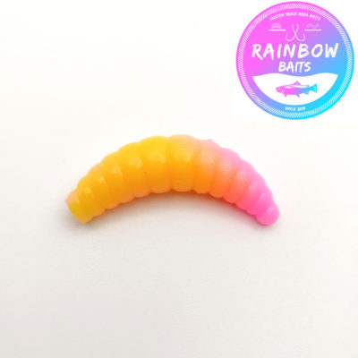 Rainbow Baits Larva 38 mm DC37 Bubblegum/Yellow
