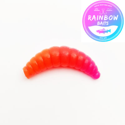 Rainbow Baits Larva 38 mm Limited DC64 Fluo Orange/Fluo Pink