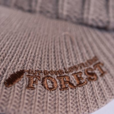 Pletená čiapka Forest - béžová
