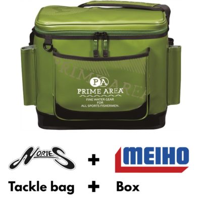 Nories PE 02 Bag Olive + Meiho Versus VS3043 NDDM
