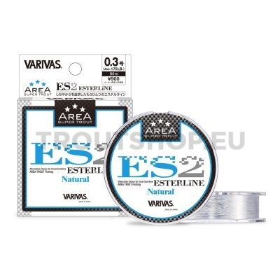 Varivas Super Trout Area ES2 Ester #0.4 80m 2.3lb 0.104mm - Natural