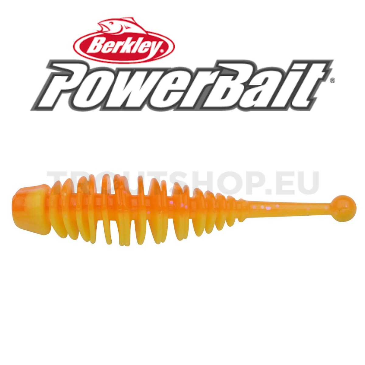 Berkley Powerbait Naiad – Garlic – 70mm – Orange Yellow - TroutShop