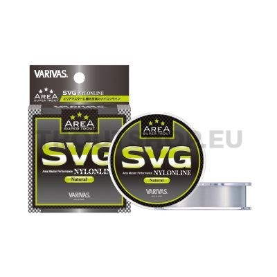 Varivas Super Trout Area SVG Nylon 150m 3.5lb 0.128mm - Natural