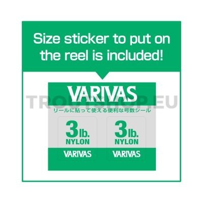 Varivas Super Trout Area SVG Nylon 150m 3.5lb 0.128mm - Natural