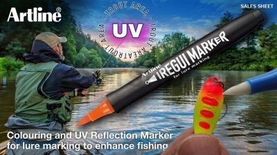 Trout Area UV MARKER - Shachihata IREGUI - Blue