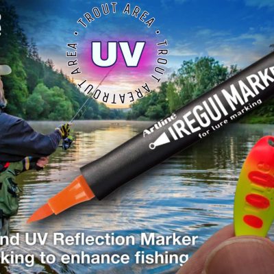 Trout Area UV MARKER - Shachihata IREGUI - Blue