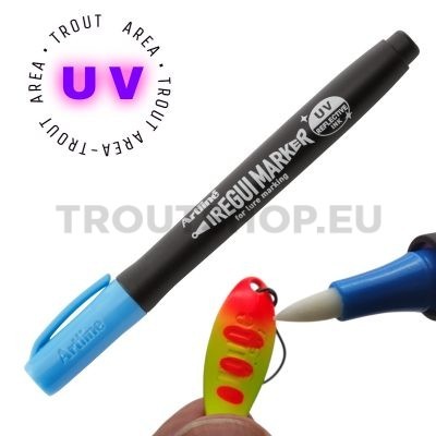 Trout Area UV MARKER - Shachihata IREGUI - Blue