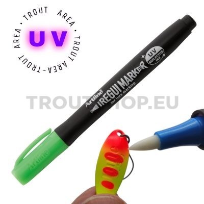 Trout Area UV MARKER - Shachihata IREGUI - Green