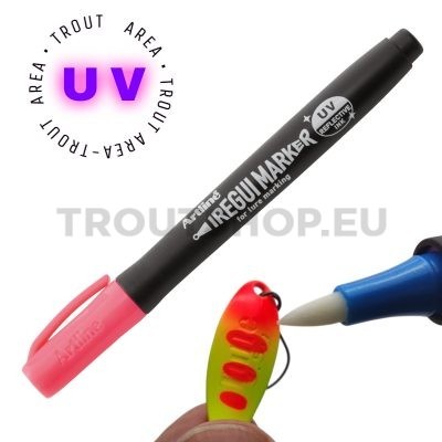 Trout Area UV MARKER - Shachihata IREGUI - Pink