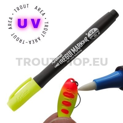 Trout Area UV MARKER - Shachihata IREGUI - Yellow