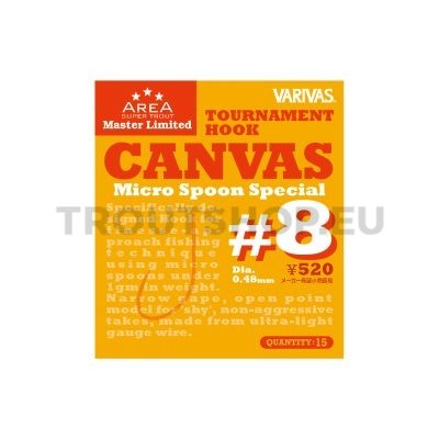 Varivas Super Trout Area Master Limited Tournament Hook Canvas #8