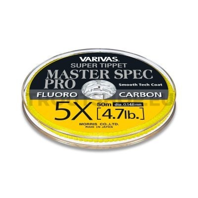 Varivas Super Tippet Master Spec PRO Fluorocarbon 6X 50m 3.7lb 0.128mm