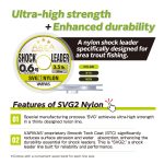 Varivas Super Trout Area Shock Leader SVG2 Nylon #0.4 50m 2.5lb 0.104mm